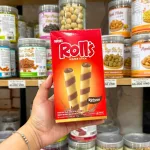 Bánh Ống Quế NABATI ROLL'S Nhân Kem Socola 50g