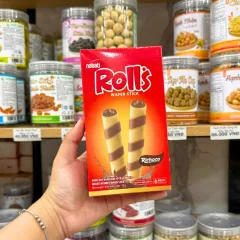 Bánh Ống Quế NABATI ROLL'S Nhân Kem Socola 50g