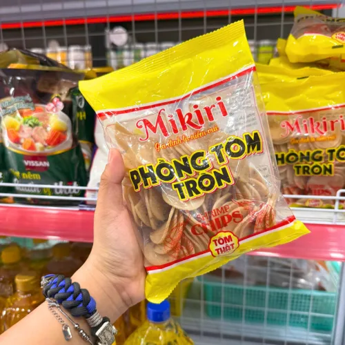 Bánh Phồng Tôm Tròn MIKIRI 200g – một lựa chọn đáng tham khảo trong Mì gói, miến, cháo, phở, nui