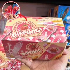 Bảng giá sỉ bánh Que Chấm Sốt Dâu Dippinic (7g x 30 Cái)
