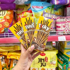 Bánh Que Đũa Phủ Gấp Đôi Socola Ticky Uni Firms Combo 3 Hộp - Màu Vàng