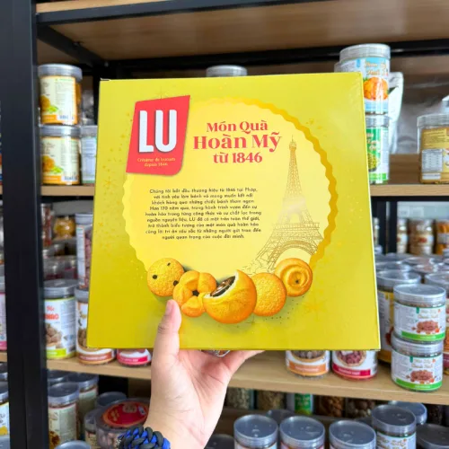 Bánh Quy Bơ Pháp Lu Hôp Thiếc Lớn - Bánh Lu Pháp Thơm Ngon 720g