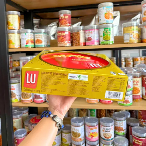 Bánh Quy Bơ Pháp Lu Hôp Thiếc Lớn - Bánh Lu Pháp Thơm Ngon 720g