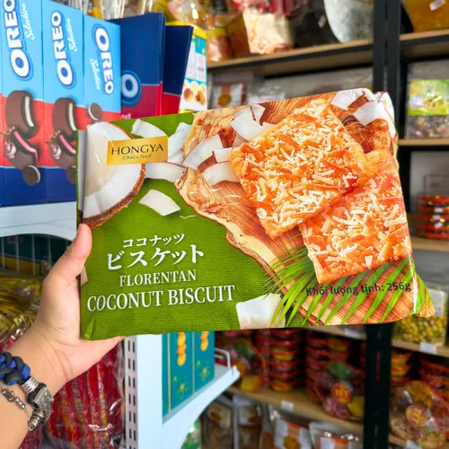 Hình ảnh Bánh Quy Dừa Giòn HONGYA Gói 256g trong bộ sưu tập Hongya