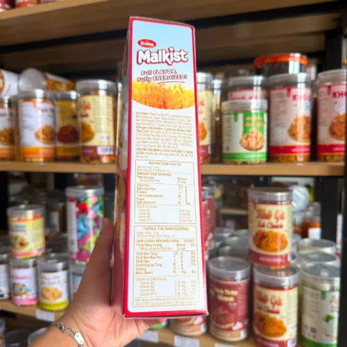 Bánh Quy Lạt Lúa Mạch ROMA MALKIST Đỏ 168g - Hộp 12 Gói