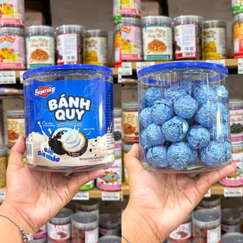Bánh Quy Nhân Socola Nổ Cắn Bột Nhão Sugarsky 500g – một lựa chọn đáng tham khảo trong Sugarsky