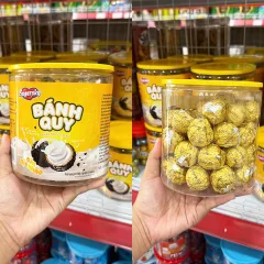 Sỉ bánh Quy Nhân Socola Nổ Cắn Bột Nhão Sugarsky 500g - Hộp Vàng