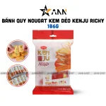 Bánh Quy Nougat Kem Dẻo Kenju Richy 186g