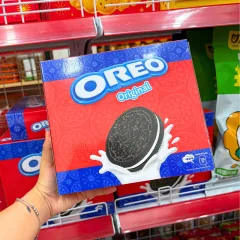 Bánh Quy Oreo Socola Hương Vani Hộp Giấy - Bánh Kinh Đô Oreo 288.75g (11 Gói x 26,25g)