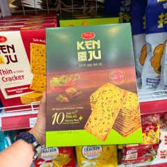 Sỉ bánh Quy Rau Củ RICHY KENJU Hộp Giấy Vuông 288g