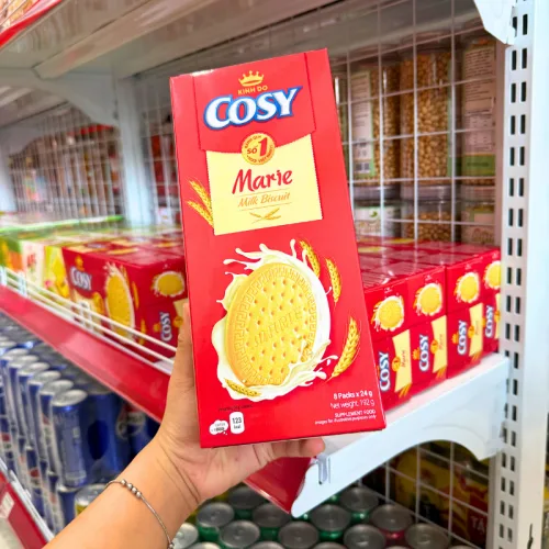 Bánh Quy Sữa Cosy Marie - Bánh Kinh Đô - Bánh Cosy 192g (8 Gói x 24g)