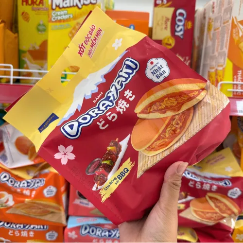 Bánh Rán Kido's Dora-Yaki Vị Chà Bông Xốt BBQ 150g - Bịch 5 Cái
