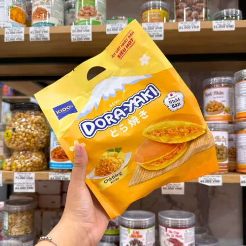Bánh Rán KIDO'S Dora-Yaki Vị Chà Bông Xốt Bơ 150g - Bịch 5 Cái