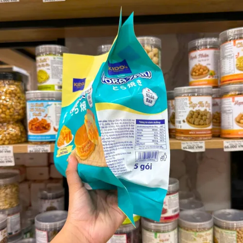 Bánh Rán KIDO'S Dora-Yaki Vị Chà Bông Xốt Phô Mai 150g - Bịch 5 Cái