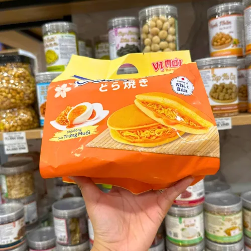Bánh Rán KIDO'S Dora-Yaki Vị Chà Bông Xốt Trứng Muối 150g - Bịch 5 Cái
