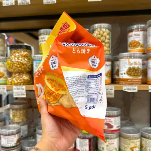 Bánh Rán KIDO'S Dora-Yaki Vị Chà Bông Xốt Trứng Muối 150g - Bịch 5 Cái