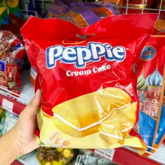 Bánh Richy PEPPIE Kem Mềm Bịch Màu Đỏ