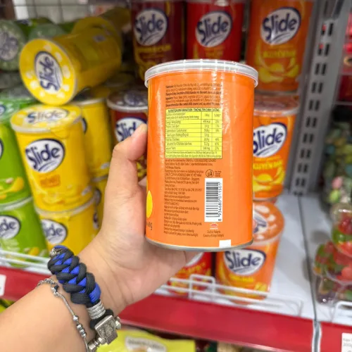 Bánh Snack Khoai Tây Lát Slide Nhiều Vị - Bánh Slide Khoai Tây 60Gr (Hộp Mini)