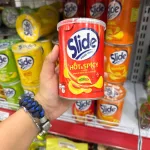 Bánh Snack Khoai Tây Lát Slide Nhiều Vị - Bánh Slide Khoai Tây 60Gr (Hộp Mini)