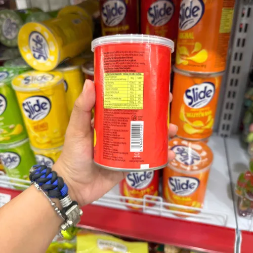 Bánh Snack Khoai Tây Lát Slide Nhiều Vị - Bánh Slide Khoai Tây 60Gr (Hộp Mini)