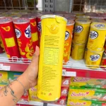Bánh Snack Khoai Tây Lát Slide Vị Phô Mai - Bánh Slide Khoai Tây Màu vàng 145Gr (Hộp To)