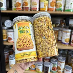 Bắp Giòn Gà Cay (Bắp Mix Khô Gà) 400g - Hộp Pet