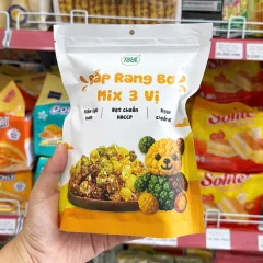 Bắp Rang Bơ Mix 3 Vị Yolo Food 100g