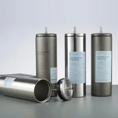 Bình Giữ Nhiệt Iced Americano Inox 304 - Ly Giữ Nhiệt Inox Kèm Ống Hút 600ml