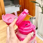 Bình giữ nhiệt cho bé 450ml, họa tiết hoạt hình và quai đeo