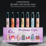 Bộ Dùng Thử Nước Hoa Charme Màu Tím 7 Mẫu (4 Mùi Nam &amp; 3 Mùi Nữ) Dung Tích 3ml/Chai