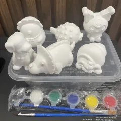 Phân phối bộ Tô Tượng Mini Cho Bé Kèm Màu Và Cọ