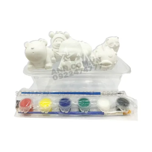 Bộ Tô Tượng Mini Cho Bé Kèm Màu Và Cọ – một lựa chọn đáng tham khảo trong Văn phòng phẩm