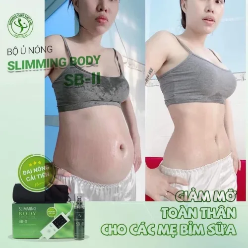 Bộ ủ nóng tan mỡ Slimming Body 2 Hồ Ngọc Hà chính hãng