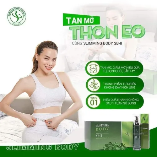 Bộ ủ nóng tan mỡ Slimming Body 2 Hồ Ngọc Hà chính hãng