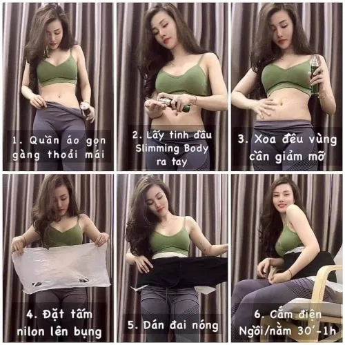 Bộ ủ nóng tan mỡ Slimming Body 2 Hồ Ngọc Hà chính hãng