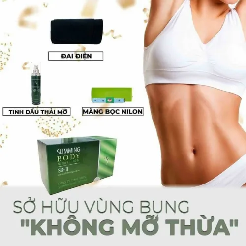 Bộ ủ nóng tan mỡ Slimming Body 2 Hồ Ngọc Hà chính hãng