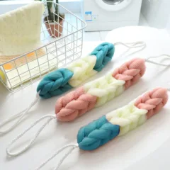 Bảng giá sỉ bông Tắm Dài 3 Màu Tạo Bọt 27X5cm moi