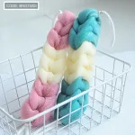 Bảng giá sỉ bông Tắm Dài 3 Màu Tạo Bọt 27X5cm moi