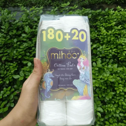 Phân phối bông Tẩy Trang Mihoo 100% Cotton (200 Miếng)