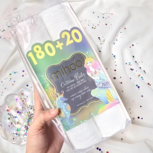Phân phối bông Tẩy Trang Mihoo 100% Cotton (200 Miếng)