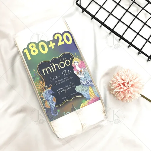 Phân phối bông Tẩy Trang Mihoo 100% Cotton (200 Miếng)