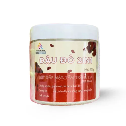 Sỉ bột Đắp Mặt Tắm Trắng Da Đậu Đỏ 2in1 Nguyên Chất T&T Beauty 150g/Hộp