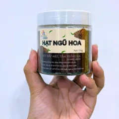 Bột Đắp Mặt Tắm Trắng Da Hạt Ngũ Hoa Nguyên Chất T&amp;T Beauty 150g/Hộp