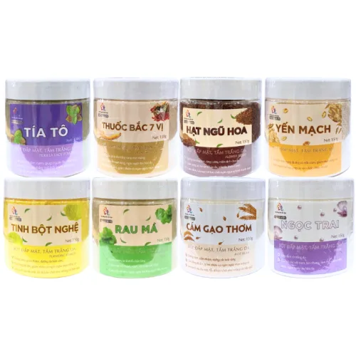 Bột Đắp Mặt Tắm Trắng Da T&T Beauty Nguyên Chất 150g/Hộp