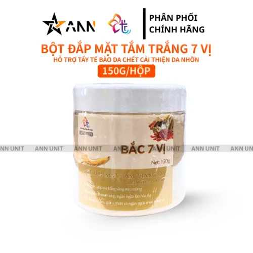 Bột Đắp Mặt Tắm Trắng Da T&T Beauty Nguyên Chất 150g/Hộp