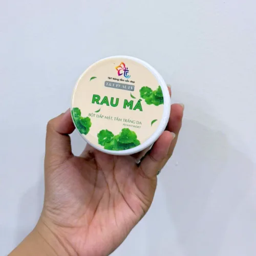 Bột Rau Má Nguyên Chất T&T Beauty Đắp Mặt, Tắm Trắng Da 150g/Hộp