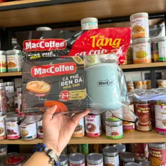 Bảng giá sỉ cà Phê Đen Đá Mac Coffee - Cà Phê Đen Đá Hòa Tan 2 In 1 220g - Tặng 1 Ly Nhựa Cao Cấp