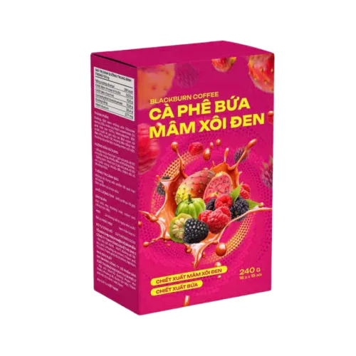 Cà Phê Bứa Mâm Xôi Đen Blackberry Coffee 16g x 15 gói – một lựa chọn đáng tham khảo trong Thực phẩm chức năng