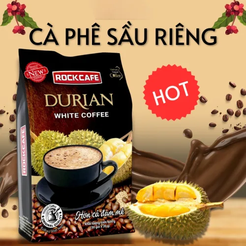 Cà Phê Sầu Riêng Durian RockCafe Túi 30 Gói