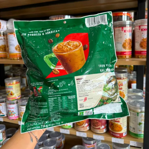 Bảng giá sỉ cà Phê Sữa Hòa Tan NESCAFE 3in1 Vị Rang Đậm 736g (46 gói x 16g)